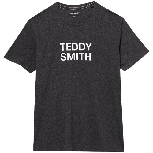 textil Hombre Camisetas manga corta Teddy Smith  Gris