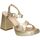 Zapatos Mujer Sandalias Buonarotti 1742 Oro