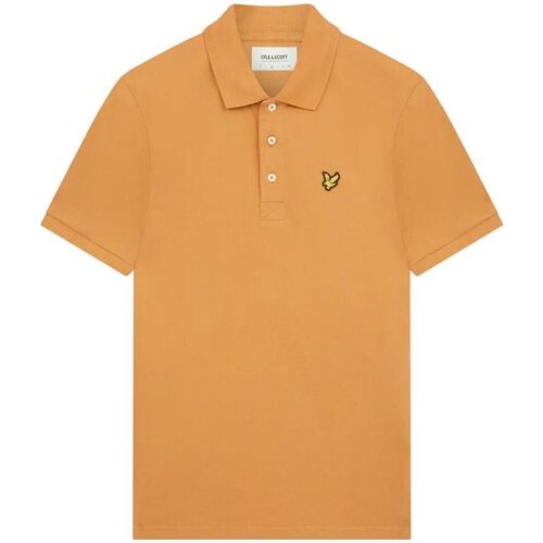 textil Hombre Tops y Camisetas Lyle & Scott SP400VOG POLO SHIRT-W869 SALTBURN Naranja