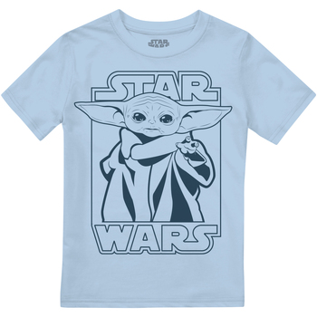 textil Niño Camisetas manga larga Star Wars: The Mandalorian  Azul
