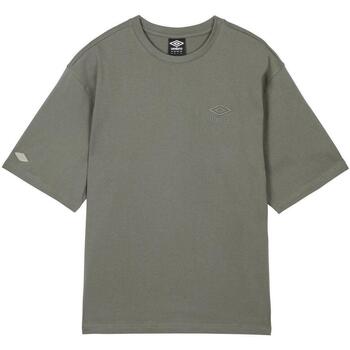textil Hombre Camisetas manga larga Umbro UO1304 Gris