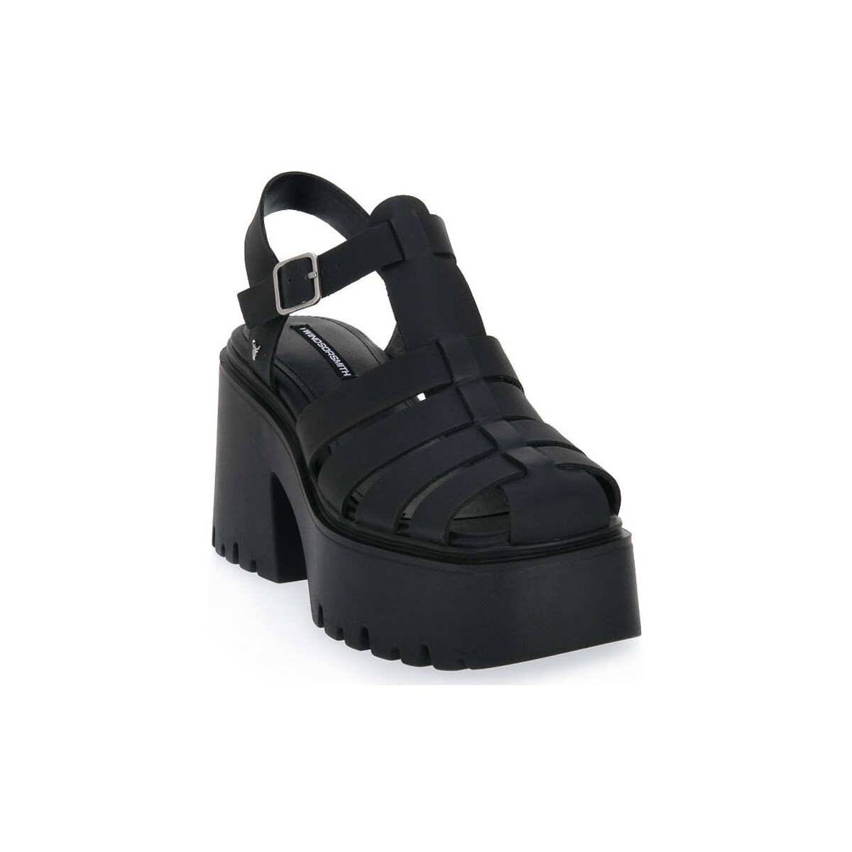 Zapatos Mujer Sandalias Windsor Smith ETERNITY BLACK LEATHER Negro