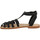 Zapatos Mujer Sandalias Spartiates Phoceennes Jana Cuir Femme Noir Negro