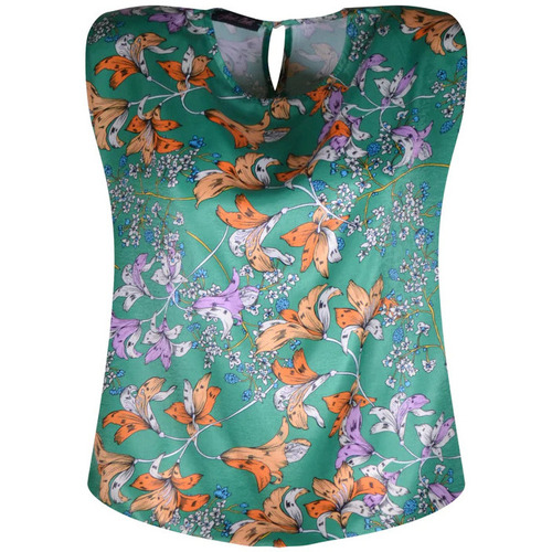textil Mujer Camisetas sin mangas Sarah Chole 014511A Verde