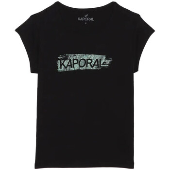 textil Niña Camisetas manga corta Kaporal  Negro
