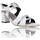Zapatos Mujer Sandalias Plumers Sandalias con Tacón para Mujer de Plumers 3715 Blanco
