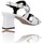 Zapatos Mujer Sandalias Plumers Sandalias con Tacón para Mujer de Plumers 3715 Blanco