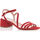 Zapatos Mujer Sandalias Les fées de Bengale Sandalias Mujer Rojo Rojo