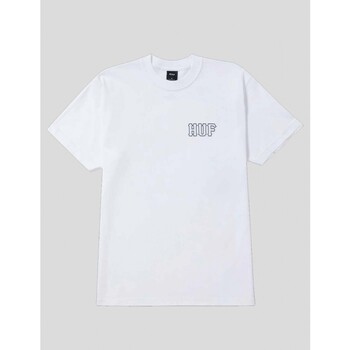 textil Hombre Camisetas manga corta Huf CAMISETA  SET H S/S TEE WHITE Blanco