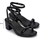 Zapatos Mujer Sandalias Melissa Shiny Heel II AD - Black Negro