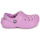 Zapatos Niña Zuecos (Clogs) Crocs Classic Lined Clog K Rosa