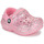 Zapatos Niña Zuecos (Clogs) Crocs Classic Lined Glitter Clog T Rosa