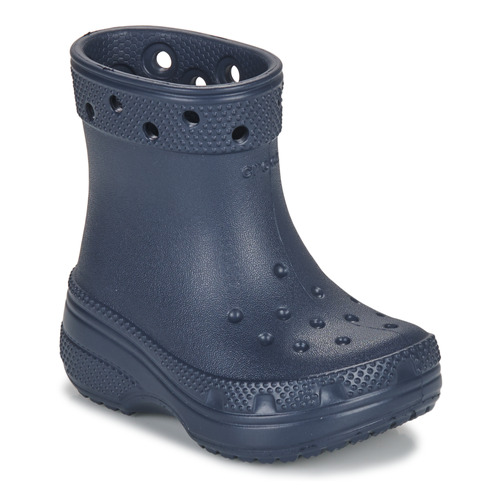 Zapatos Niños Botas de agua Crocs Classic Boot T Marino