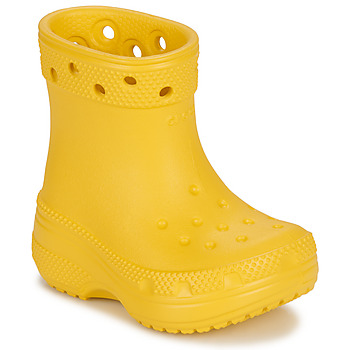 Zapatos Niños Botas de agua Crocs Classic Boot T Amarillo