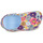 Zapatos Niña Zuecos (Clogs) Crocs Classic Retro Floral Clog K Azul