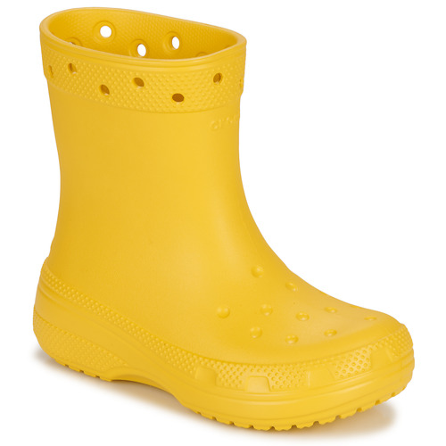 Zapatos Niños Botas de agua Crocs Classic Boot K Amarillo