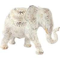 Casa Figuras decorativas Signes Grimalt Figura Elefante Blanco