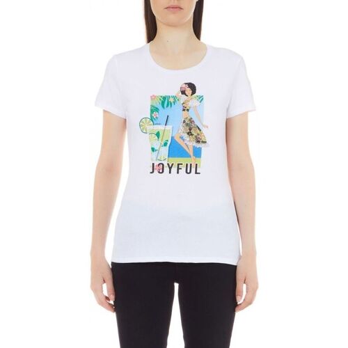 textil Mujer Tops y Camisetas Liu Jo WA3282 JS923-Q9268 Blanco
