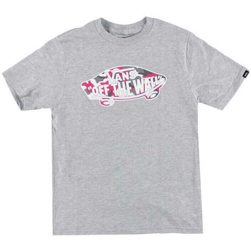 textil Niño Tops y Camisetas Vans T-Shirt  By OTW Logo Fill Boy Athletic Htr Gris