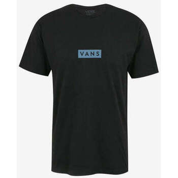 textil Tops y Camisetas Vans T-Shirt  MN Easy Box Black-Blue Coral Negro