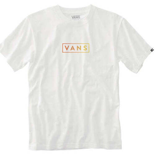 textil Tops y Camisetas Vans T-Shirt  Easy Box White-Buttercup Blanco