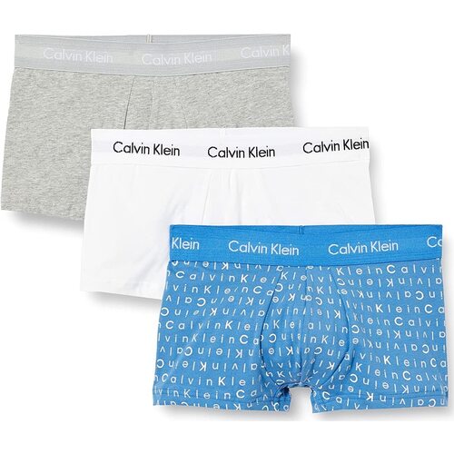 Ropa interior Hombre Calzoncillos Calvin Klein Jeans TRUNK 3PK LOW RISE CLAVIN KLEIN HOMBRE Gris
