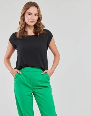 textil Mujer Tops / Blusas Only ONLVIC S/S SOLID TOP  PTM Negro