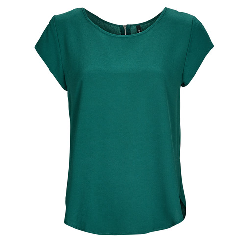 textil Mujer Tops / Blusas Only ONLVIC S/S SOLID TOP  PTM Azul