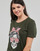 textil Mujer Camisetas manga corta Only ONLABELLA L/S GLITTER V-NECK CS KNT Kaki