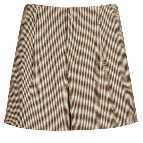 textil Mujer Shorts / Bermudas Only ONLMOLLY HW CHECK SHORTS TLR Beige