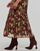 textil Mujer Faldas Only ONLPAM LIFE FLOWY MIDI SKIRT PTM Marrón