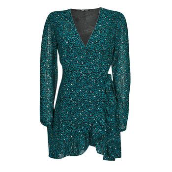 textil Mujer Vestidos cortos Only ONLKACEY FR L/S WRAP DRESS PTM Verde