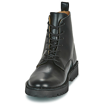 Selected SLHRICKY LEATHER LACE-UP BOOT Negro