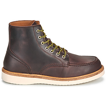 Selected SLHTEO NEW LEATHER MOC-TOE BOOT Marrón