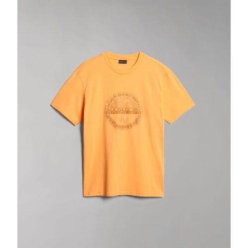 textil Hombre Tops y Camisetas Napapijri S-BOLLO NP0A4H9K-A57 ORANGE MOCK Naranja