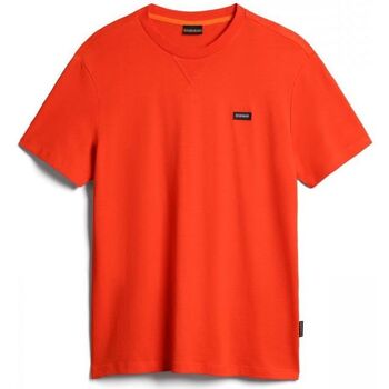 textil Hombre Tops y Camisetas Napapijri S-RHEMES NP0A4G36-R05 RED CHERRY Rojo