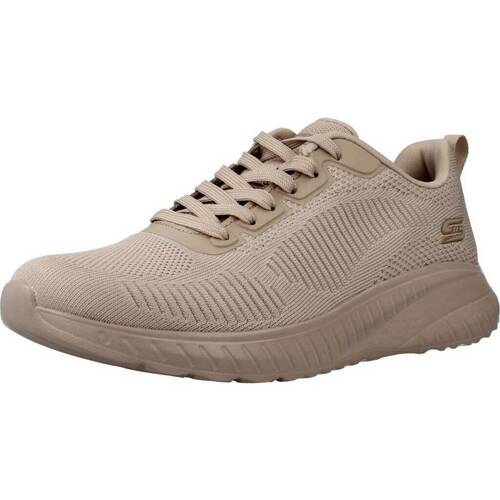 Zapatos Mujer Deportivas Moda Skechers BOBS SQUAD CHAOS FACE OFF Beige