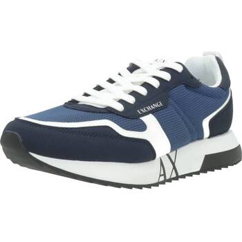 Zapatos Hombre Deportivas Moda EAX XUX151 Azul