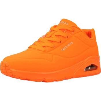 Zapatos Mujer Deportivas Moda Skechers UNO Naranja