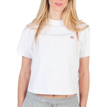 textil Mujer Camisas Dickies OAKPORT BOXY TEE SS W Blanco