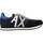 Zapatos Hombre Deportivas Moda EAX XUX017 XCC68 Azul