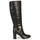 Zapatos Mujer Botas urbanas MICHAEL Michael Kors HAMILTON HEELED BOOT Negro