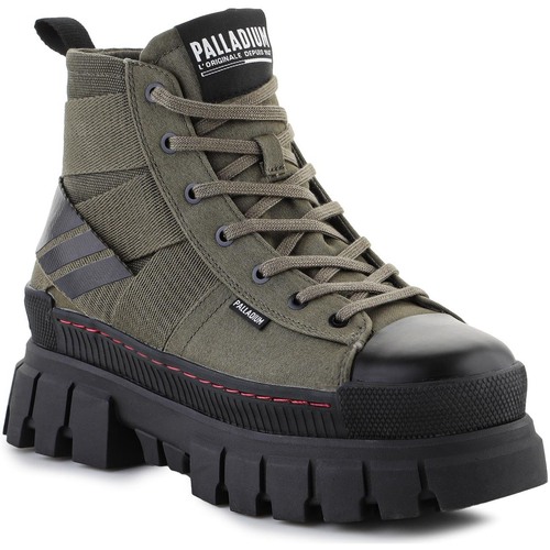 Zapatos Mujer Zapatillas altas Palladium Revolt HI Army 98579-309-M Multicolor