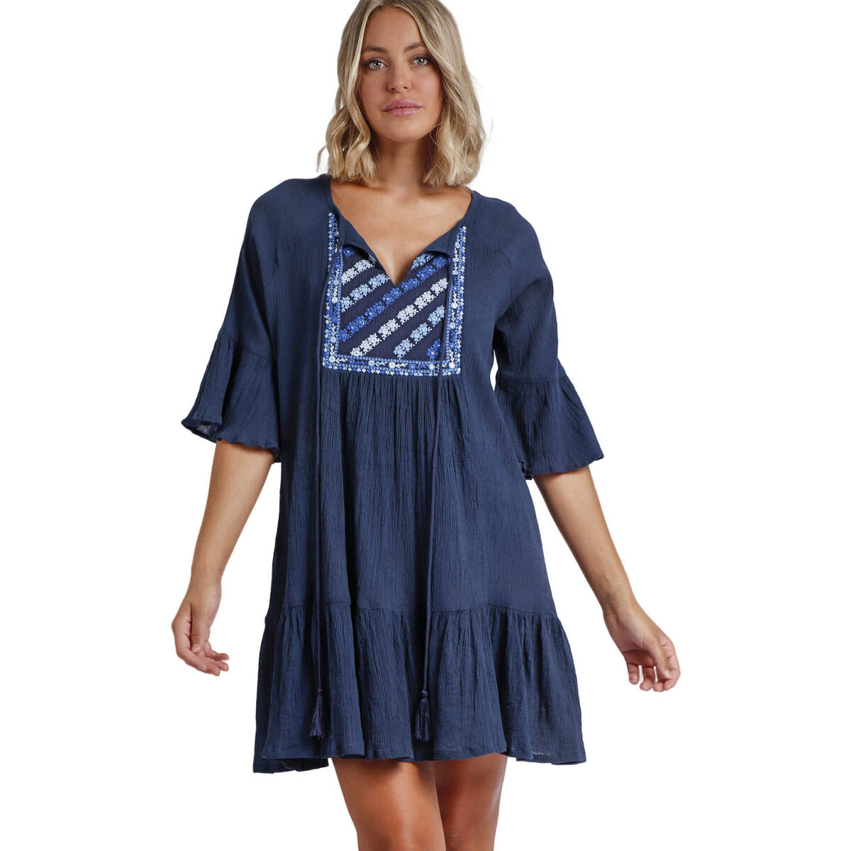 textil Mujer Vestidos Admas Vestido de verano Paradise Azul