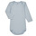 textil Niño Pijama Petit Bateau BODY US ML PASTEL PACK X3 Azul / Blanco / Beige