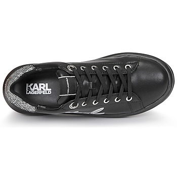 Karl Lagerfeld KAPRI Signia Lace Lthr Negro / Plata