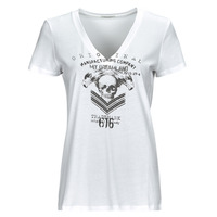 textil Mujer Camisetas manga corta Ikks BX10575 Blanco