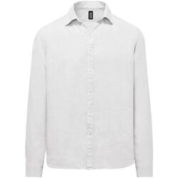 textil Hombre Camisas manga larga Bomboogie SM6402 T LI2-00 OPTIC WHITE Blanco