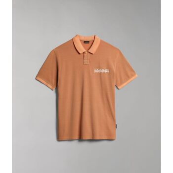 textil Hombre Tops y Camisetas Napapijri E-MERIBE NP0A4H12-A57 ORANGE MOCK Naranja