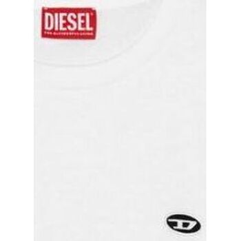 textil Hombre Tops y Camisetas Diesel A03819 0AIJU T-JUST-DOVAL-141 Blanco